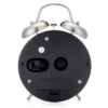 4.5" Nickel Classic Twin Bell Alarm Clock - Westclox