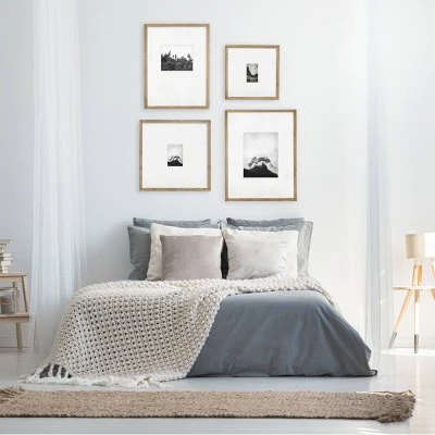 19.24" X 25.24" Matted To 8" X 10" Gallery Frame Natural Wood - Threshold™ Designed With Studio McGee - Image 4