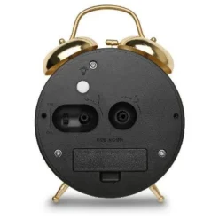 4.5" Classic Twin Bell Alarm Clock With Metal Case/Bells Gold - Westclox