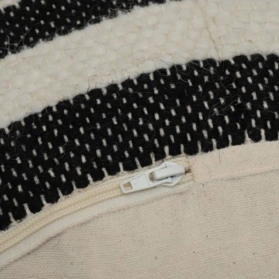 Lucknow Boho Handcrafted Fabric Cylinder Pouf - Christopher Knight Home - Image 6