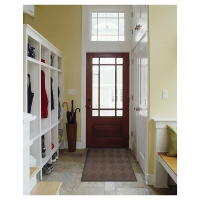 3'x4' Solid Diamond Doormat Brown - HomeTrax - Image 3