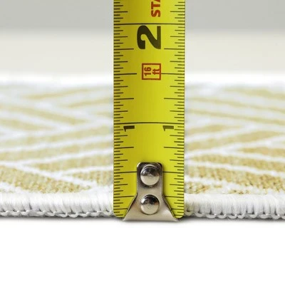 Sussexhome Tetra One Collection Cotton Heavy Duty Low Pile Area Rug , 2' X 3' - Image 4