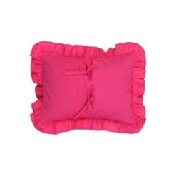 Bacati - Butterflies Pink/chocolate Throw Pillow