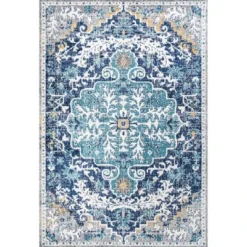 Anaise Ornate Boho Medallion Runner Rug - JONATHAN Y