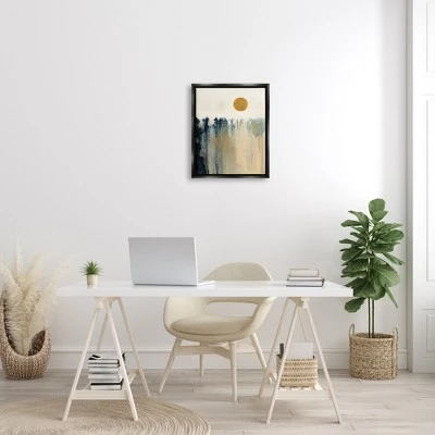 Stupell Industries Abstract Daytime Sun Landscape Fluid Shapes Design