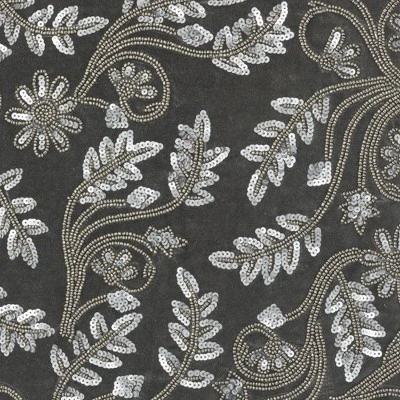 Mina Victory Luminescence Beaded Flowers Indoor Throw Pillow - Image 5