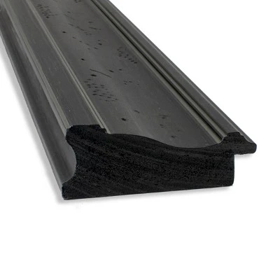 34" X 28" Non-Beveled Shipwreck Black Wall Mirror - Amanti Art