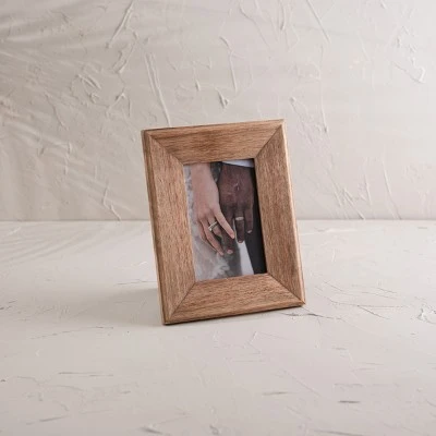 Natural 4X6 Photo Frame Natural Wood, MDF & Glass - Foreside Home & Garden