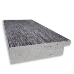 31" X 31" Non-Beveled Bark Rustic Gray Wall Mirror - Amanti Art