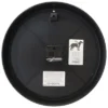 9.25" Quartz Low-profile Wall Clock Black - The Chicago Lighthouse