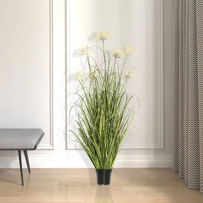 Artificial Grass Plant (48") Cream - Vickerman - Image 2
