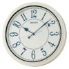 Seiko 16" Cotage Wall Clock - White