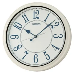 Seiko 16" Cotage Wall Clock - White