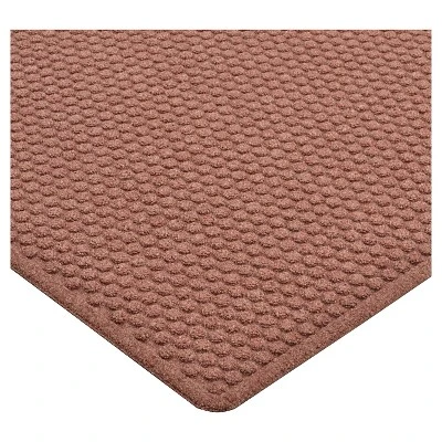 3'x5' Solid Dotted Doormat Burgundy - HomeTrax - Image 4
