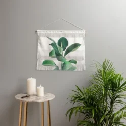 Cassia Beck Rubber Fig Fiber Wall Hanging - Society6