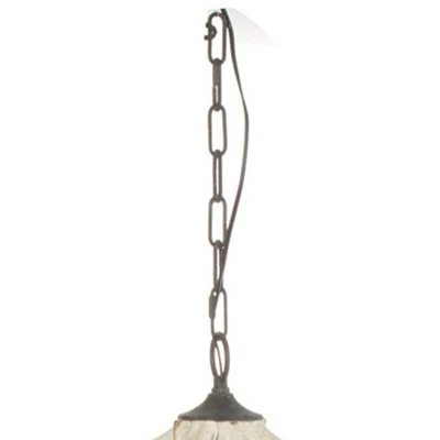 Swithun 4-Light Chandelier Antique White/Gold - A&B Home - Image 2