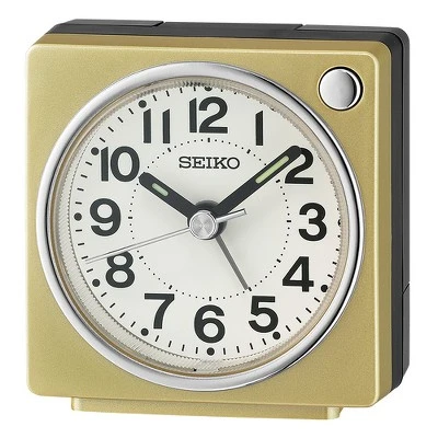 Seiko 2.6" Fuji Dark Bedside Alarm Clock - Image 4