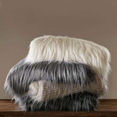 50"x60" Adelaide Faux Fur Throw Blanket - Madison Park - Image 3