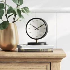 Table Clock Matte Black - Threshold™