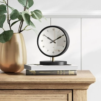 Table Clock Matte Black - Threshold™