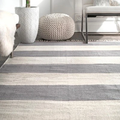 NuLOOM Ashlee Striped Flatweave Area Rug - Image 3