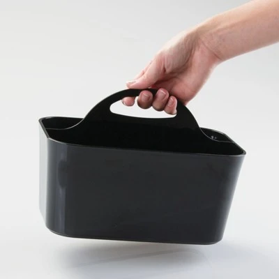 MDesign Plastic Office Storage Organizer Caddy Tote, Small, 2 Pack - Image 4