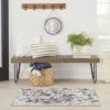 Nourison Washables Floral Indoor Non-Skid Area Rug