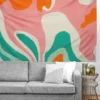 Sunshinecanteen Psychedelic Fleurs Tapestry - Society6