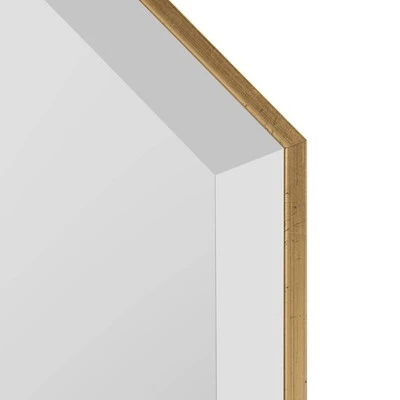 25" X 25" Rhodes Framed Octagon Wall Mirror Gold - Kate And Laurel - Image 2