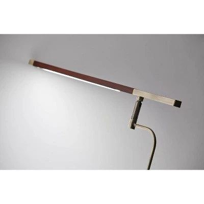 50.5" X 62.5" 3-way Barrett Floor Lamp (Includes LED Light Bulb) Brass - Adesso - Image 5