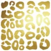 Foil Leopard Spot Peel And Stick Wall Decal Gold - RoomMates