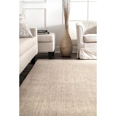 NuLOOM Bordered Maryjo Sisal Area Rug - Image 3