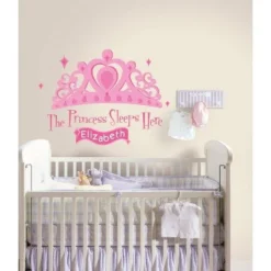 Princess Sleeps Here Peel And Stick Giant Wall Decal - RoomMates