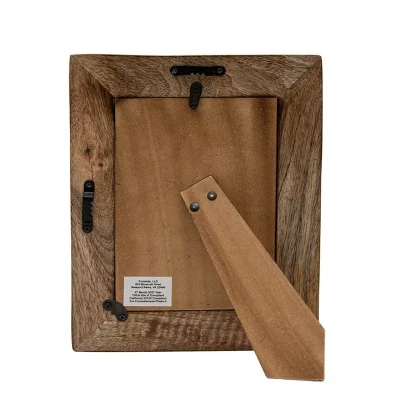 5x7 Inches Brass Wood & Glass Photo Frame - Foreside Home & Garden - Image 3