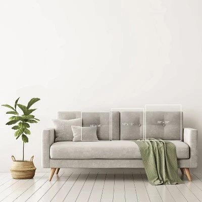 Marta Barragan Camarasa Dream Paradise Square Throw Pillow Green - Deny Designs - Image 2