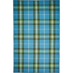 Crosby Transitional Plaid Area Rug