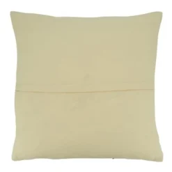 Saro Lifestyle Down Filled Throw Pillow With Stitch Line Design, 20", Beige