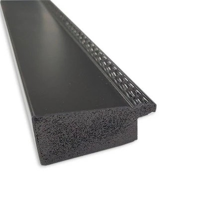 27" X 63" Non-Beveled Avon Black Full Length Floor Leaner Mirror - Amanti Art