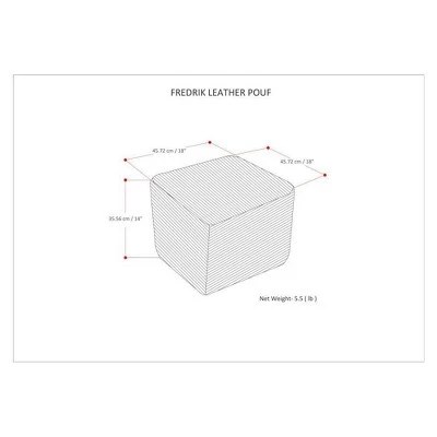 Garcia Square Pouf - WyndenHall - Image 7