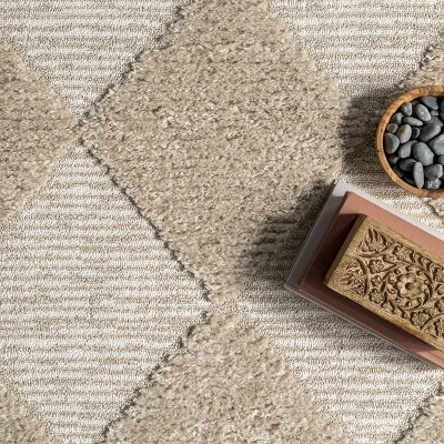 NuLOOM Marissa High/Low Diamond Tassel Area Rug - Image 5