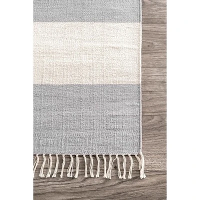 NuLOOM Ashlee Striped Flatweave Area Rug - Image 2