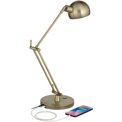 Ott-Lite Refine LED Antique Brass Desk Lamp - Image 2