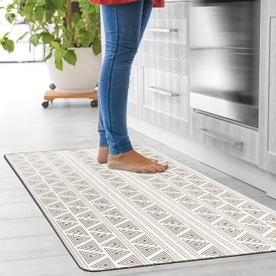 World Rug Gallery Boho Geometric Anti-Fatigue Standing Mat - Image 9