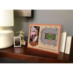 4" X 6" NCAA Oklahoma State Cowboys 3D StadiumViews Picture Frame
