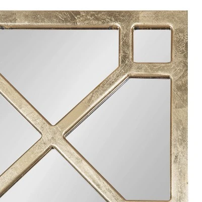 18" X 47" Vanderford Rectangle Wall Mirror Gold - Kate & Laurel All Things Decor - Image 2