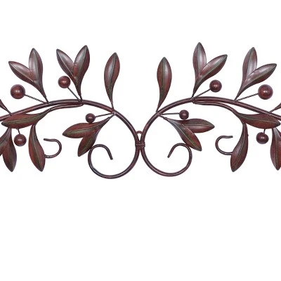 Traditional Metal Leaf Floral Wall Decor - Olivia & May - Image 10
