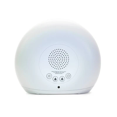 Moon Glow Alarm With Sunrise Wakeup Light Table Clock White - Capello - Image 2