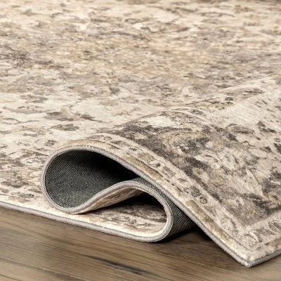 Vintage Verdell Medallion Area Rug Beige - NuLOOM - Image 3