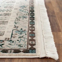 3'3"x5'3" Ombre Design Accent Rug Cream/Turquoise - Safavieh