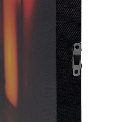 Northlight LED Lighted Jack-O-Lanterns And Leaves Halloween Canvas Wall Art 15.75" X 23.5" - Image 2